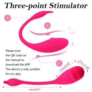 Female Adult Toy Clitoral App Controlled Vibrator