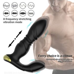 Male adult toys Remote Control Telescopic Prostate Massager