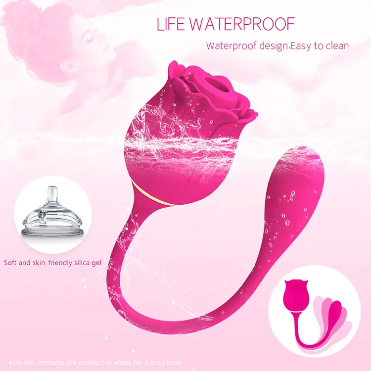 Wholesale Rose Sucking Vibrator Clitoral Egg vibrator - Image 2