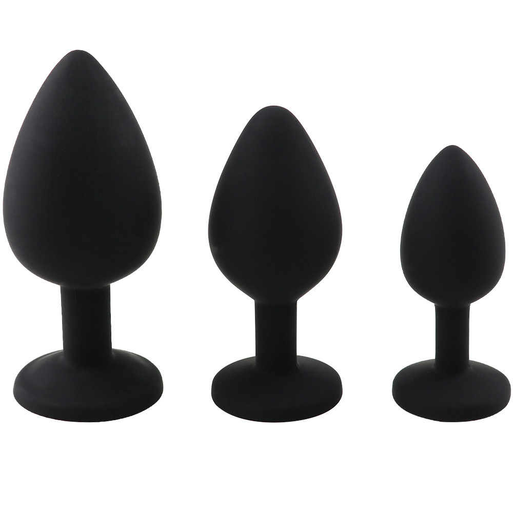 Bespoken Anal Butt Plug Jewelled Round Silicone - Image 3