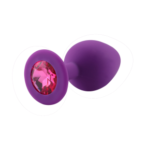 Bespoken Anal Butt Plug Jewelled Round Silicone