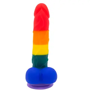 Custom Colorful Silicone Dildos 7.9 Inch