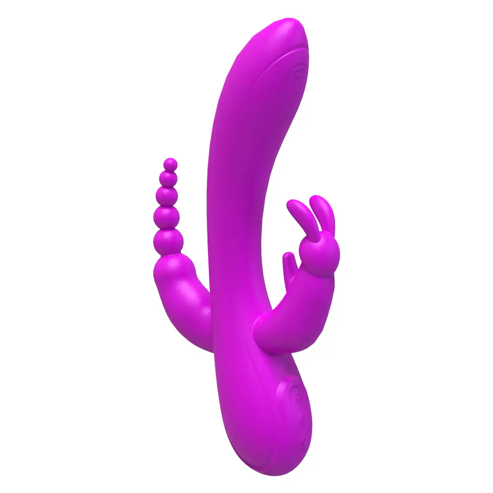 Producer Rabbit Beaded Silicone Vibrator - Image 3