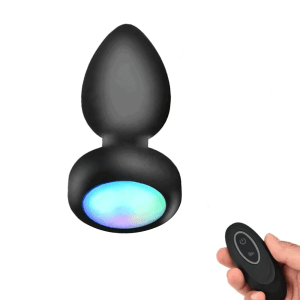 Custom Silicone Anal Butt Plug Vibrating Stimulator