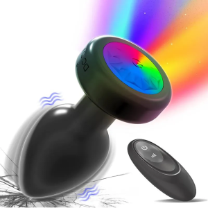 Custom Silicone Anal Butt Plug Vibrating Stimulator