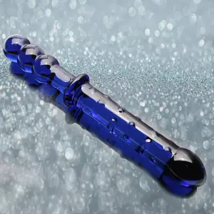 Glass Dildo Manufacturer Crystal Glass Dotted