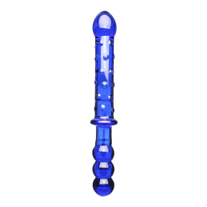 Glass Dildo Manufacturer Crystal Glass Dotted
