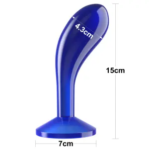 Custom Glass Anal G-Spot Crystal Glass Dildo