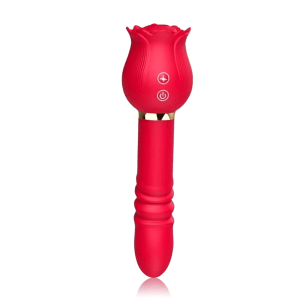 Vibrator Rose Thrusting Dildo Vibrator Wholesaler