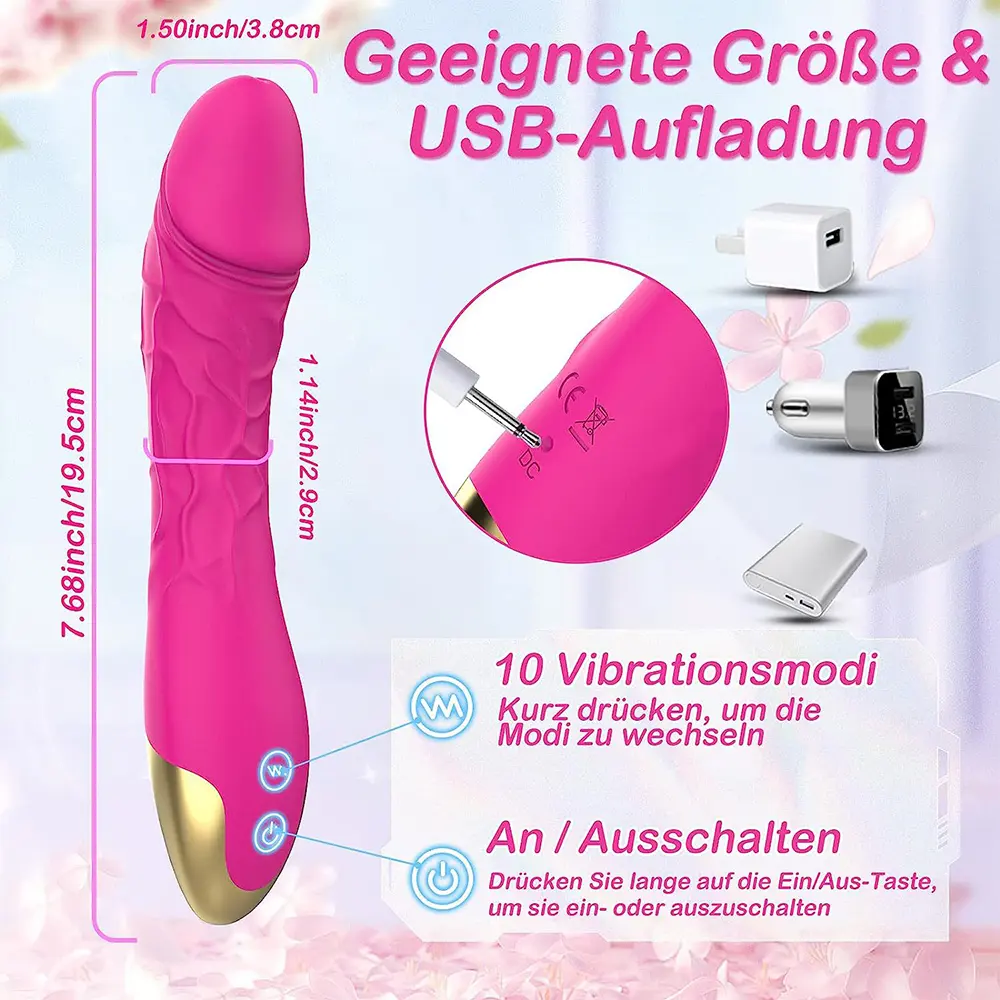 OEM Adult Female Dildo Vibrator Massager - Image 2
