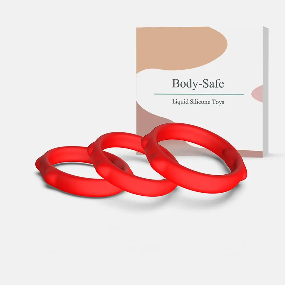 Whosale Pleasure Male Product Cock Ring 3 pcs - Image 4