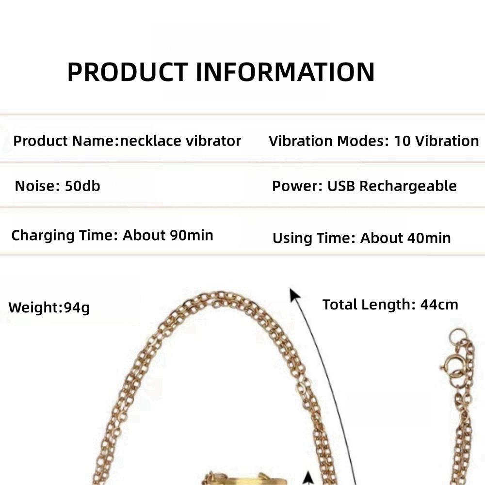 Necklace vibrator