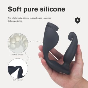 Male Prostate Massager Vibrating Anal Plug with remote control