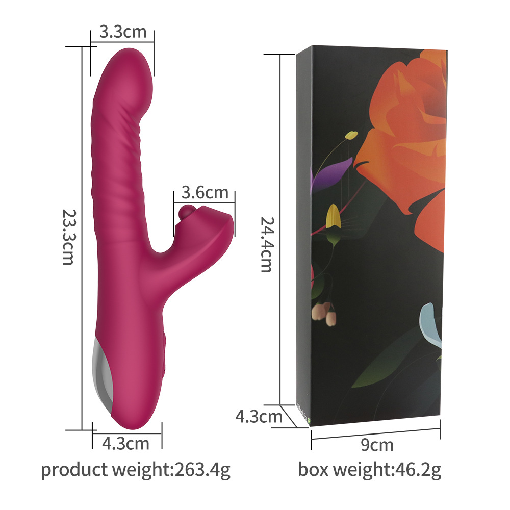 Personalised Telescopic Dildo Thrusting Vibrators