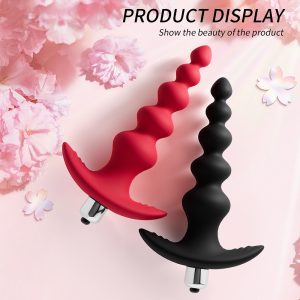 Personalized Bead Anal Plug 12 vibration modes