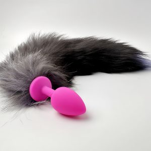 Fox Tail Silicone Anal Butt Plug for Distributor 