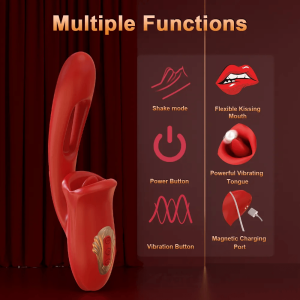 Clitoral Vibrators manufacturer 10 Licking 10 Flapping Clitoral Stimulator