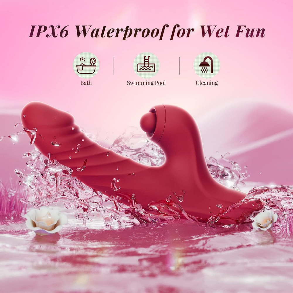 Vibrator Thrusting Dildo