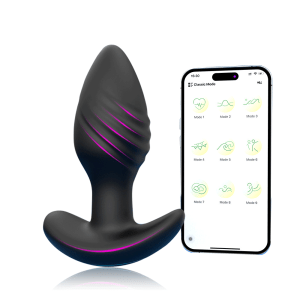 Customize App Control Anal Plug Vibrator