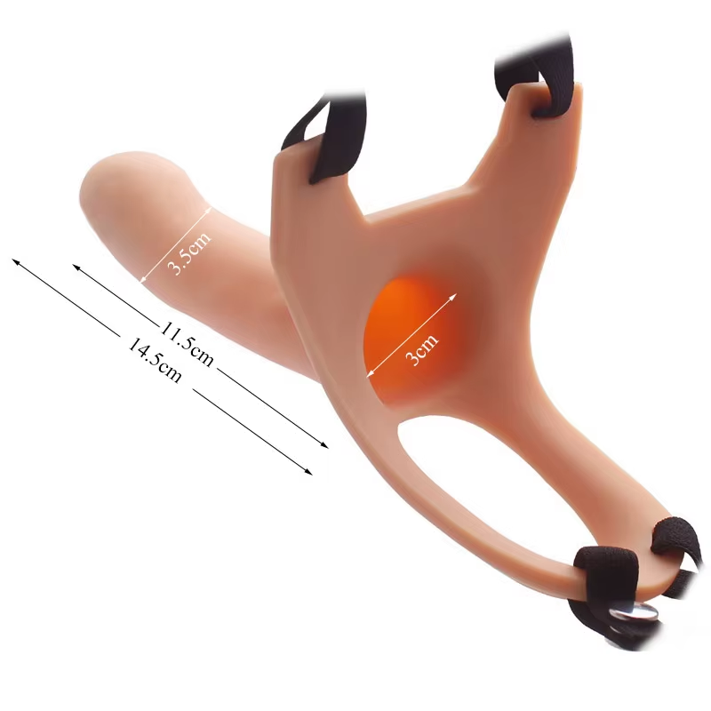 Custom Wearable Hollow Strap On Dildo