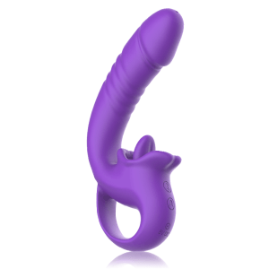 Personalized Tongue licking Sucking Vibrator