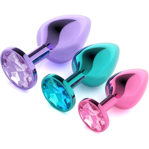 Factory Metal Butt Plugs of 3 Pieces