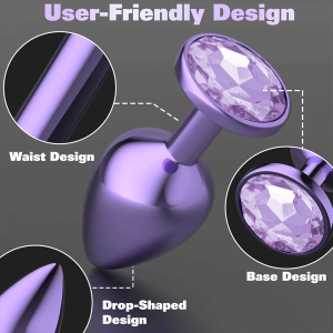 Factory Metal Butt Plugs of 3 Pieces