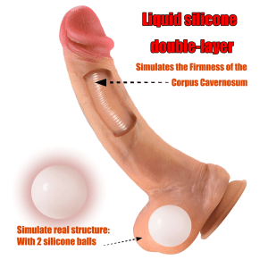 Wholesale Realistic Silicone Dildo 8 Inch