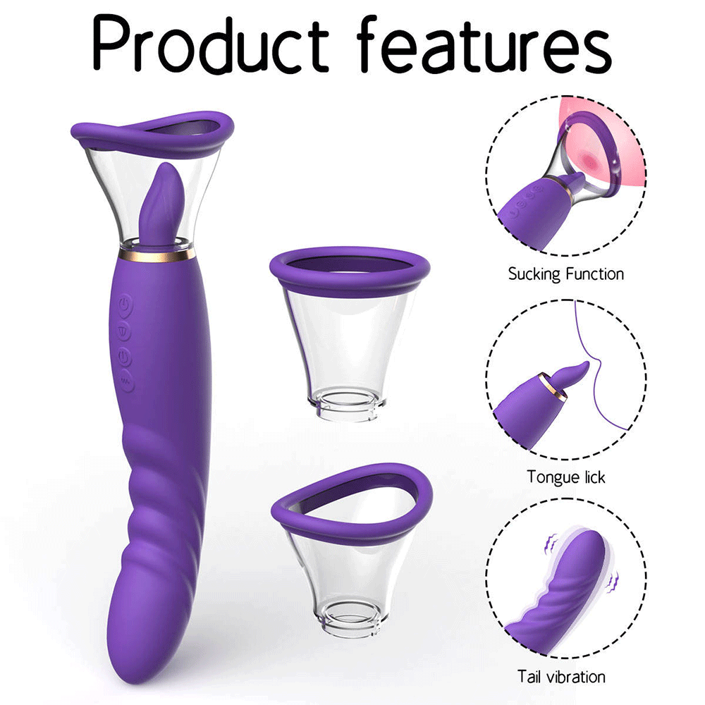 Personalised Tongue Vibrator Dildo Vibrator Massage - Image 3
