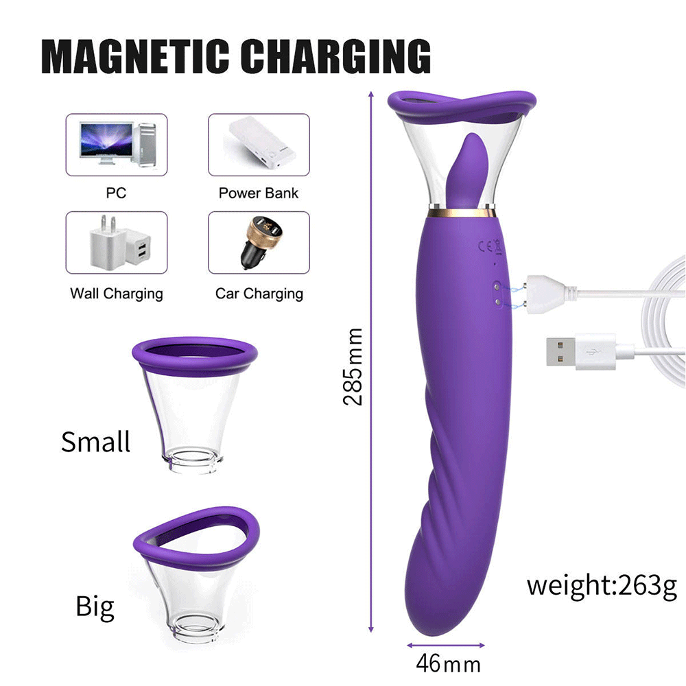 Personalised Tongue Vibrator Dildo Vibrator Massage - Image 4