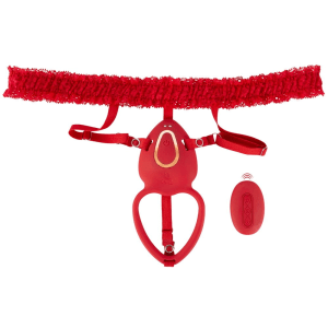 3 Piece Set Lace Suspender Belt Wholesale Vibrator Panties