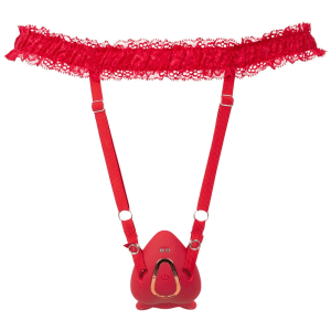 3 Piece Set Lace Suspender Belt Wholesale Vibrator Panties